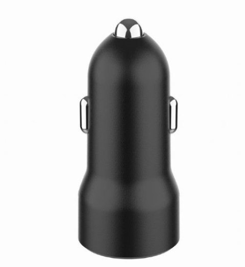 Ładowarka samochodowa USB-A/USB-C 20W PD czarna Ładowarka samochodowa USB-A/USB-C 20W PD czarna