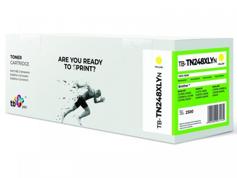 Toner do Brother TN248XLY TB-TN248XLYN 100% nowy żółty Toner do Brother TN248XLY TB-TN248XLYN 100% nowy żółty
