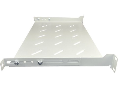 Półka stała 19 cali 1U głębokość 280mm Szara Półka stała 19 cali 1U głębokość 280mm Szara