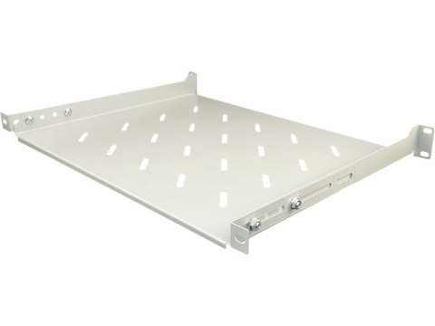 Półka stała 19 cali 1U głębokość 350mm Szara Półka stała 19 cali 1U głębokość 350mm Szara
