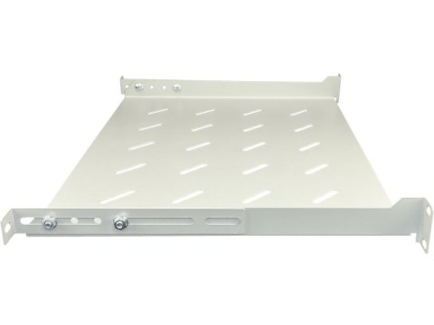 Półka stała 19 cali 1U głębokość 350mm Szara Półka stała 19 cali 1U głębokość 350mm Szara