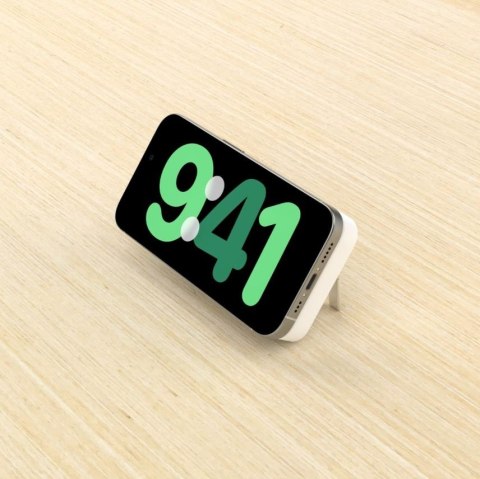 Powerbank ze standem 8000mAh Qi2 MagSafe Biały Powerbank ze standem 8000mAh Qi2 MagSafe Biały