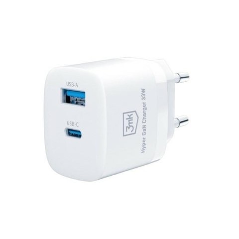 Ładowarka sieciowa 33W 1xUSB-C + 1xUSB-A GaN PD Ładowarka sieciowa 33W 1xUSB-C + 1xUSB-A GaN PD