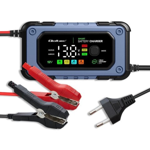 Prostownik do akumulatora z funkcją naprawy | Inteligentna mikroprocesorowa ładowarka | 12V | 7A | LED | 4 tryby Prostownik do akumulatora z funkcją naprawy | Inteligentna mikroprocesorowa ładowarka | 12V | 7A | LED | 4 tryby