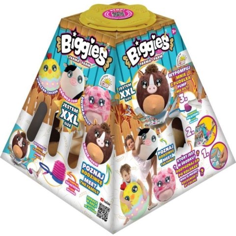 Biggies Maskotka do pompowania XXL Krówka łaciata Biggies Maskotka do pompowania XXL Krówka łaciata