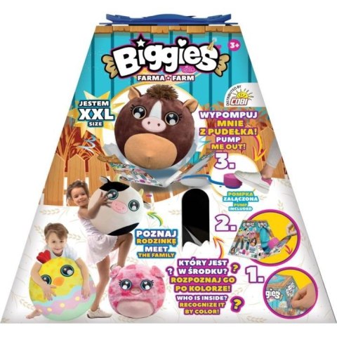 Biggies Maskotka do pompowania XXL Krówka łaciata Biggies Maskotka do pompowania XXL Krówka łaciata
