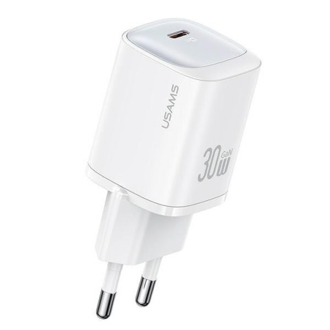 Ładowarka sieciowa 30W GaN USB-C Fast Charging Biała Ładowarka sieciowa 30W GaN USB-C Fast Charging Biała