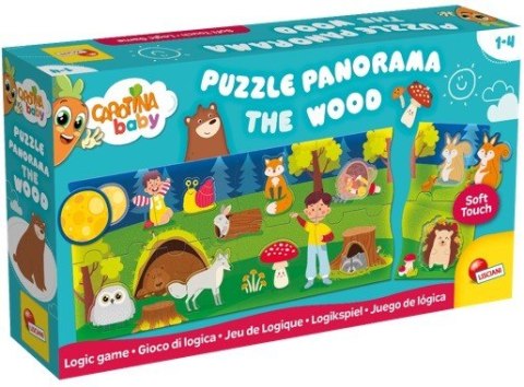 Układanka Carotina Baby Puzzle panorama - Las Układanka Carotina Baby Puzzle panorama - Las