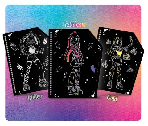 Zdrapywanka Sketchbook Scratch reveal Monster High Zdrapywanka Sketchbook Scratch reveal Monster High