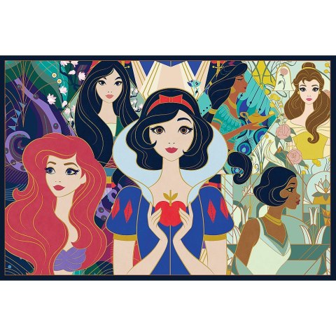 Puzzle 2x200 elementów Czarujące Księżniczki Disney Princess Puzzle 2x200 elementów Czarujące Księżniczki Disney Princess
