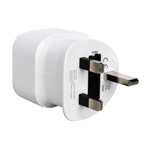 Adapter podróżny, gniazdo EU - wtyk UK AP-04 Adapter podróżny, gniazdo EU - wtyk UK AP-04