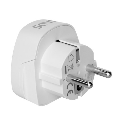 Adapter podróżny, gniazdo UK wtyk EU AP-02 Adapter podróżny, gniazdo UK wtyk EU AP-02
