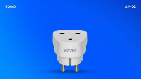 Adapter podróżny, gniazdo UK wtyk EU AP-02 Adapter podróżny, gniazdo UK wtyk EU AP-02