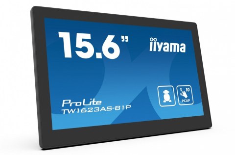 Monitor 16 cali TW1623AS-B1P,10P.DOT.IPS,ANDROID13,WIFI,24/7,RJ45, HDMI,3xUSB