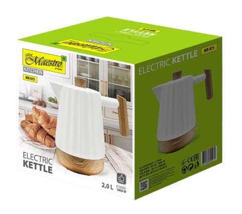 Ceramiczny czajnik elektryczny 2,0l 1800W MR-075 Ceramiczny czajnik elektryczny 2,0l 1800W MR-075