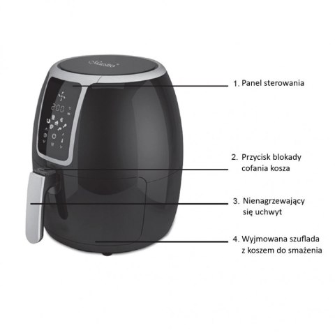 Frytownica beztłuszczowa 3,7l 1500W MR-756 Frytownica beztłuszczowa 3,7l 1500W MR-756