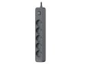 Listwa zasilająca antyprzepięciowa Power Line+ 3m Graphite (5 gniazd)