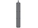 Listwa zasilająca antyprzepięciowa Power Line+ 3m Graphite (5 gniazd)