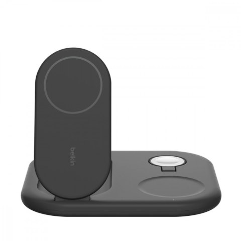 Magnetyczna podstawka ładująca BOOSTCHARGE 3w1 Qi2 15W czarna składana Magnetyczna podstawka ładująca BOOSTCHARGE 3w1 Qi2 15W czarna składana