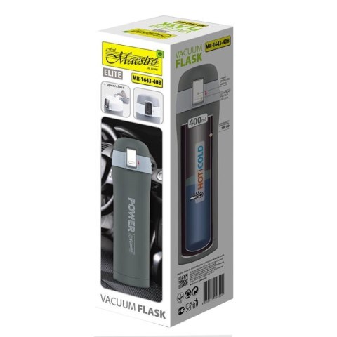 Kubek termiczny 400 ml Power MR-1643-40B Szary Kubek termiczny 400 ml Power MR-1643-40B Szary