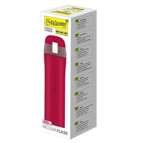 Kubek termiczny 400 ml Pretty MR-1643-40C Czerwony Kubek termiczny 400 ml Pretty MR-1643-40C Czerwony