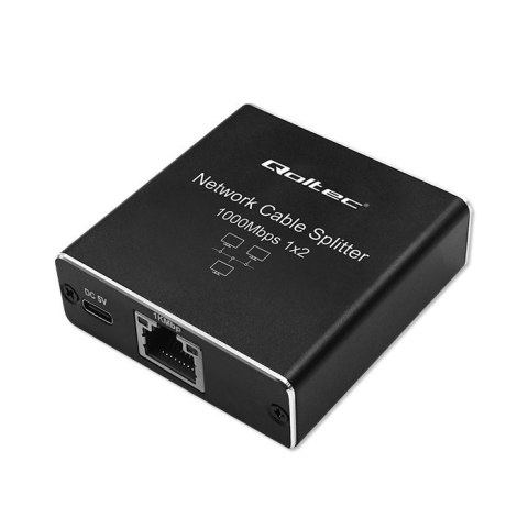 Rozdzielacz Splitter mini SWITCH 1x2 port RJ45 | 1000Mbps | USB-C| Aluminium Rozdzielacz Splitter mini SWITCH 1x2 port RJ45 | 1000Mbps | USB-C| Aluminium