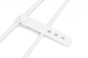 Kabel zasilający silikonowy USB-A - USB-C, USB 2.0 60W, 0,5m Biały