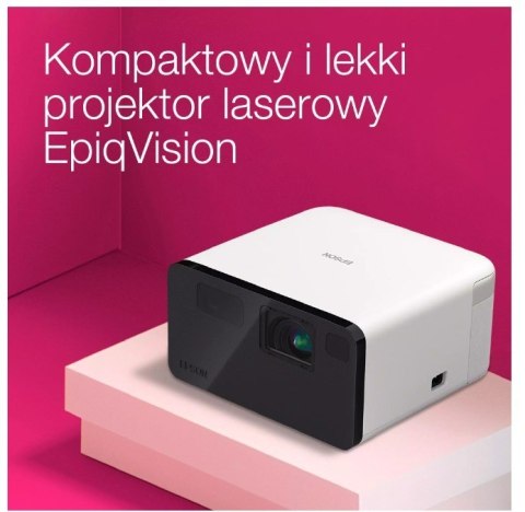 Projektor mini laser EF-21W bialy FHD/1000L/5m:1/2.3kg Projektor mini laser EF-21W bialy FHD/1000L/5m:1/2.3kg