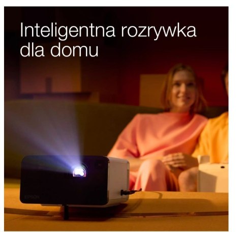 Projektor mini laser EF-21W bialy FHD/1000L/5m:1/2.3kg Projektor mini laser EF-21W bialy FHD/1000L/5m:1/2.3kg