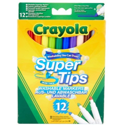 Flamastry Super tips Pastel 12 sztuk Flamastry Super tips Pastel 12 sztuk