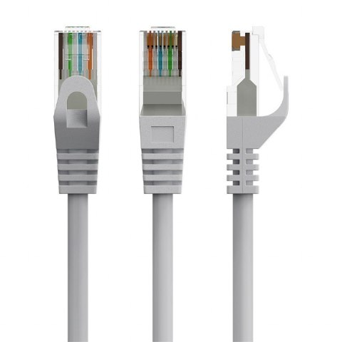 Patch cord kat.6 miedź UTP 5m szary Patch cord kat.6 miedź UTP 5m szary