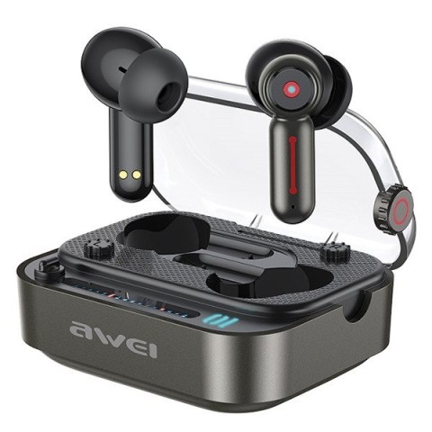 Słuchawki Bluetooth 5.3 TWS T58 ANC Czarne Słuchawki Bluetooth 5.3 TWS T58 ANC Czarne