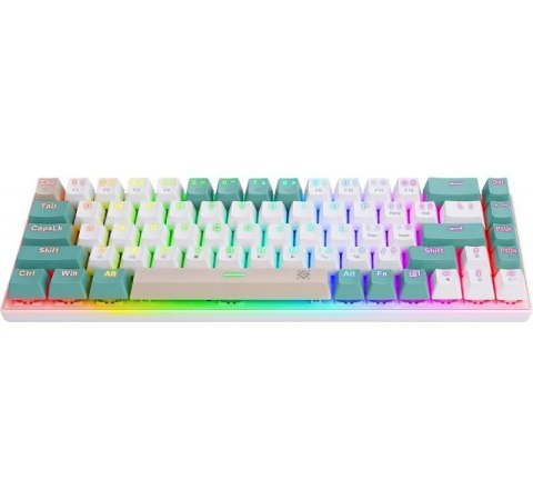 Klawiatura mechaniczna VEXX GK-084 podświetlenie RGB Biała Klawiatura mechaniczna VEXX GK-084 podświetlenie RGB Biała