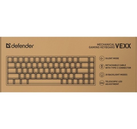 Klawiatura mechaniczna VEXX GK-084 podświetlenie RGB Biała Klawiatura mechaniczna VEXX GK-084 podświetlenie RGB Biała