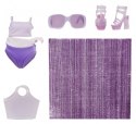 Lalka Rainbow High Swim Style Violet