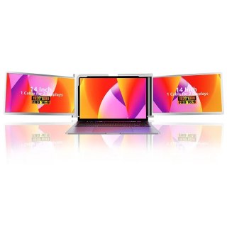 Przenośne monitory do laptopa Smart Life S400 14 cali, 2 monitory, IPS, 1080p Full HD