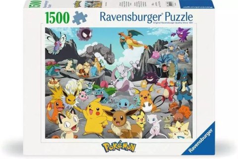 Puzzle 1500 elementów Pokemon Classic Puzzle 1500 elementów Pokemon Classic