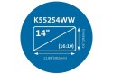 Filtr prywatyzujący magnetyczny MagPro do laptopa 14 cali (16:10)