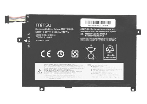 Bateria 01AV411 do Lenovo ThinkPad E470 E475 3650 mAh (40 Wh) 10.95V Bateria 01AV411 do Lenovo ThinkPad E470 E475 3650 mAh (40 Wh) 10.95V