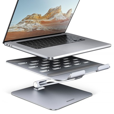 STND-LQ Podstawa do laptopów aluminiowa 10-16" cali, regulowane kąty nachylenia