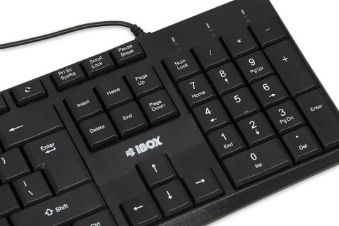 Klawiatura ERIS Black USB Klawiatura ERIS Black USB