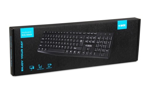 Klawiatura ERIS Black USB Klawiatura ERIS Black USB
