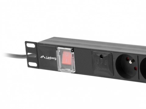 Listwa zasilająca rack PDU 19 cali 1U 16A 5x230V 2m czarna C14 Listwa zasilająca rack PDU 19 cali 1U 16A 5x230V 2m czarna C14
