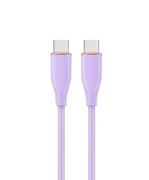 Kabel USB C(M) do USB C(M) 1.5M fioletowy Kabel USB C(M) do USB C(M) 1.5M fioletowy