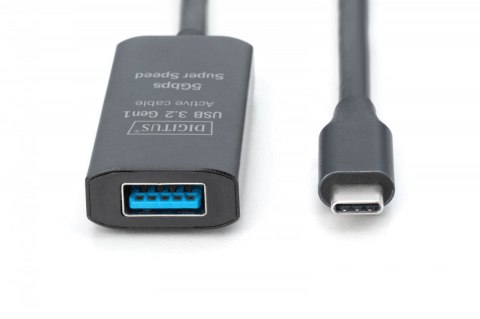 Kabel przedłużający aktywny, USB 3.2 Gen1 5Gbps, USB-C - USB-A, 5m Kabel przedłużający aktywny, USB 3.2 Gen1 5Gbps, USB-C - USB-A, 5m
