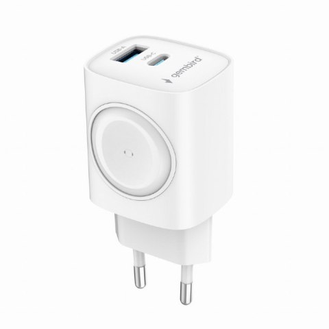 Ładowarka USB-A USB-C 20W PowerDelivery Quick Charge 3.0, biała Ładowarka USB-A USB-C 20W PowerDelivery Quick Charge 3.0, biała