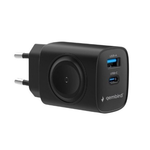 Ładowarka USB-A USB-C 20W PowerDelivery Quick Charge 3.0, czarna Ładowarka USB-A USB-C 20W PowerDelivery Quick Charge 3.0, czarna
