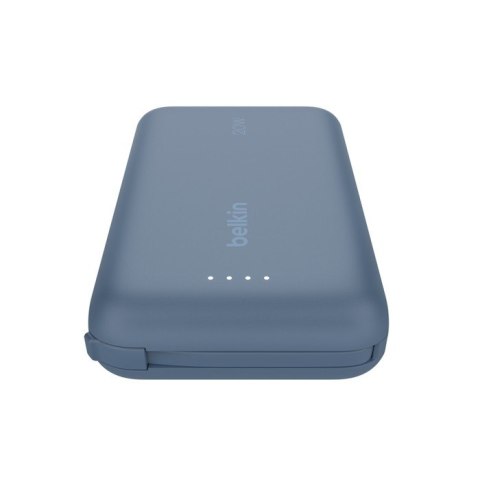 PowerBank BoostCharge 10k mAh 20w wbudowany kabel-C, port-C, niebieski PowerBank BoostCharge 10k mAh 20w wbudowany kabel-C, port-C, niebieski