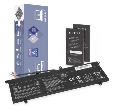 Bateria C41N1901 do Asus ZenBook Duo 14 UX481F UX481FA UX481FL Series 3400 mAh (50 Wh) 14.8V (14.4V) Bateria C41N1901 do Asus ZenBook Duo 14 UX481F UX481FA UX481FL Series 3400 mAh (50 Wh) 14.8V (14.4V)