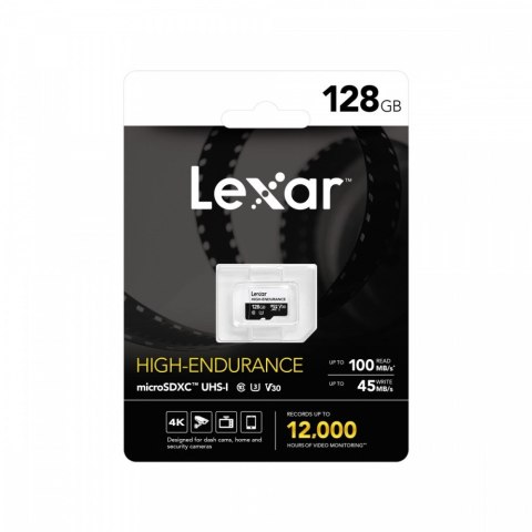 Karta microSD High Endurance 128GB C10 A1 U1 V30 100/45MB/s Karta microSD High Endurance 128GB C10 A1 U1 V30 100/45MB/s